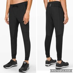 Lululemon Men's License to Train Jogger Pants Black Size M Running Gym Athletic